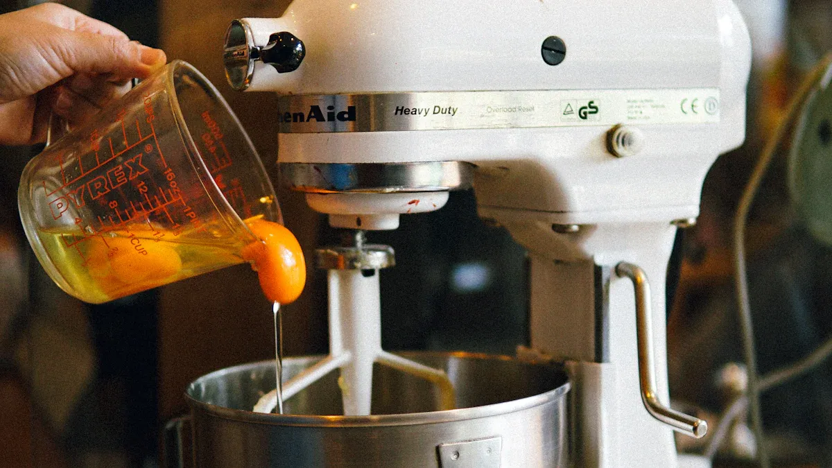 Prueba extrema de la batidora de pie de 1500 W: ¿Cuánta masa se puede amasar realmente sin sobrecargarla?