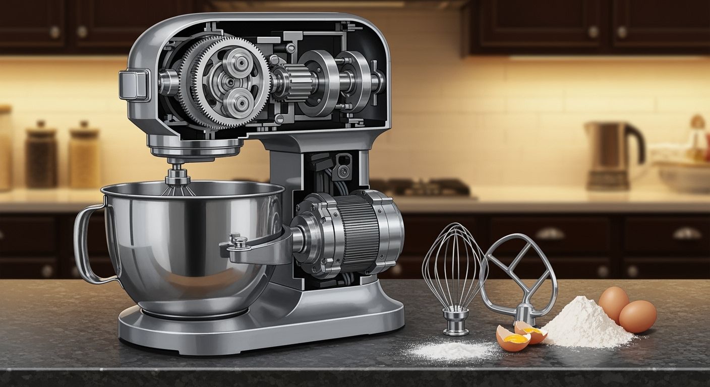 ¿Qué hace que una batidora de pie sea duradera para un uso prolongado en la cocina?