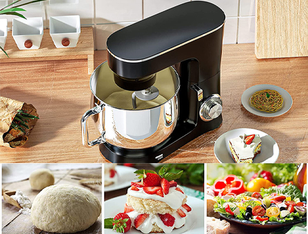 Batidora de pie de plástico de gran capacidad