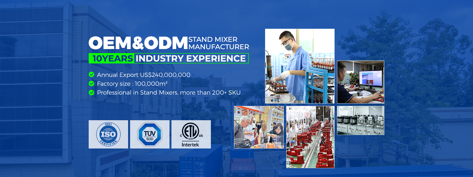 Fabricante de batidoras de pie OEM y ODM